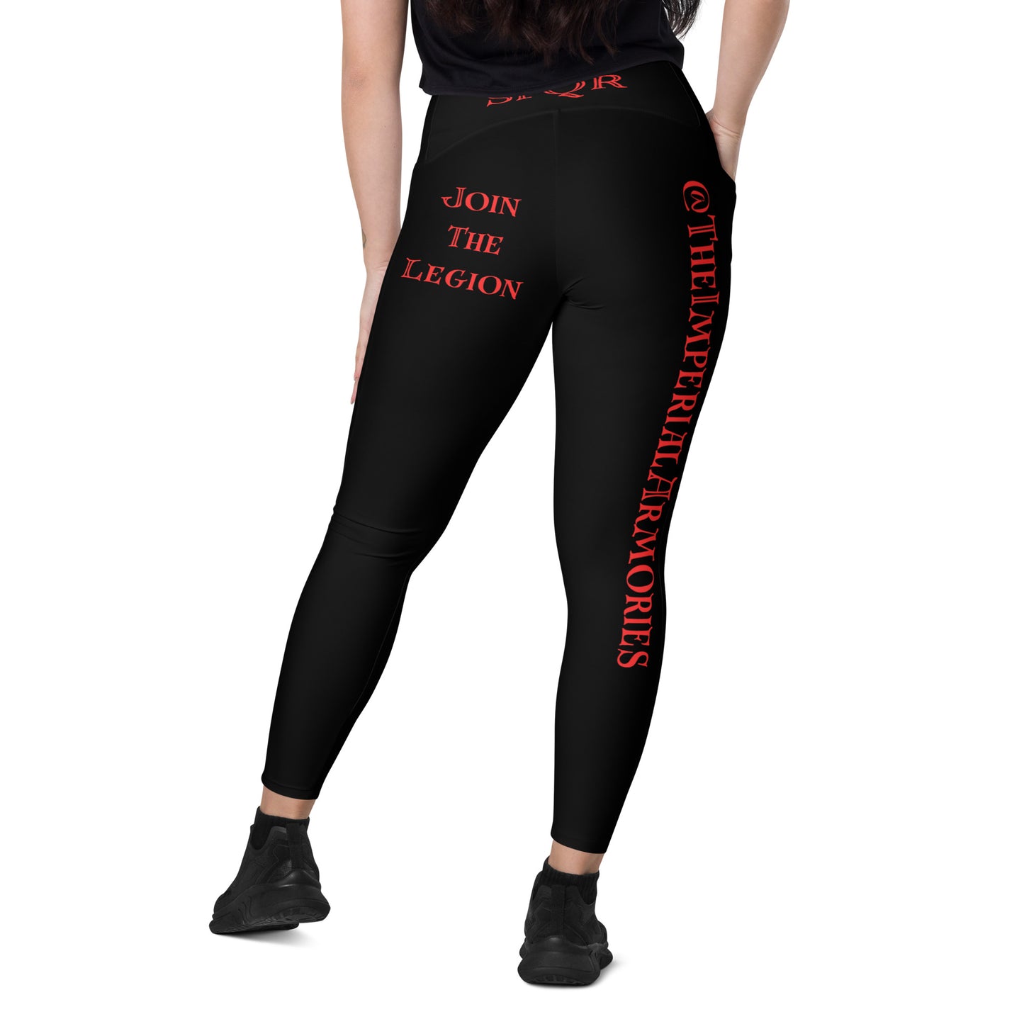 Join The Legion, Imperial Armories, Black Leggings With Pockets