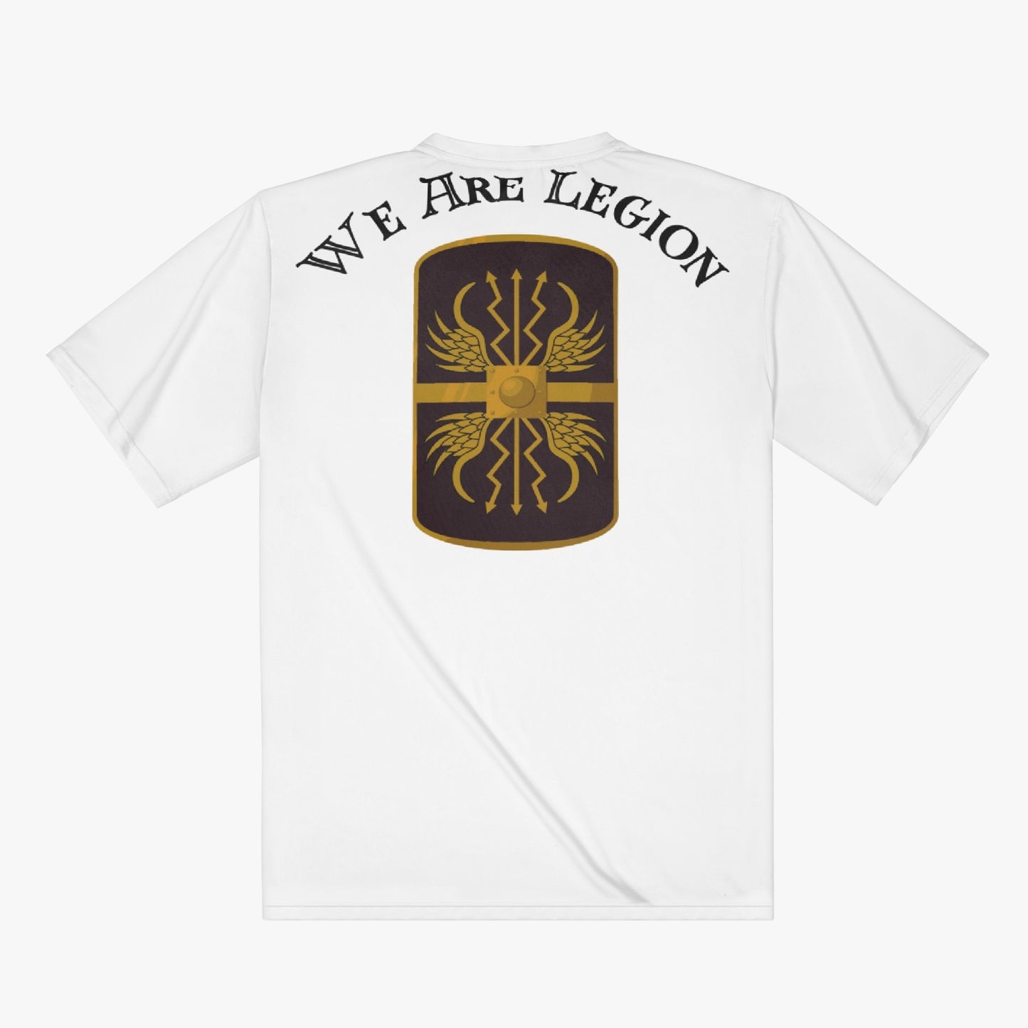 We Are Legion, The Imperial Armories Dry Fit Workout Shirt, White