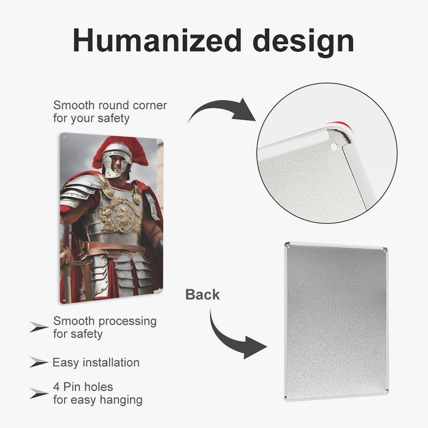 Metal Artwork of Imperial Roman Legionnaire #2