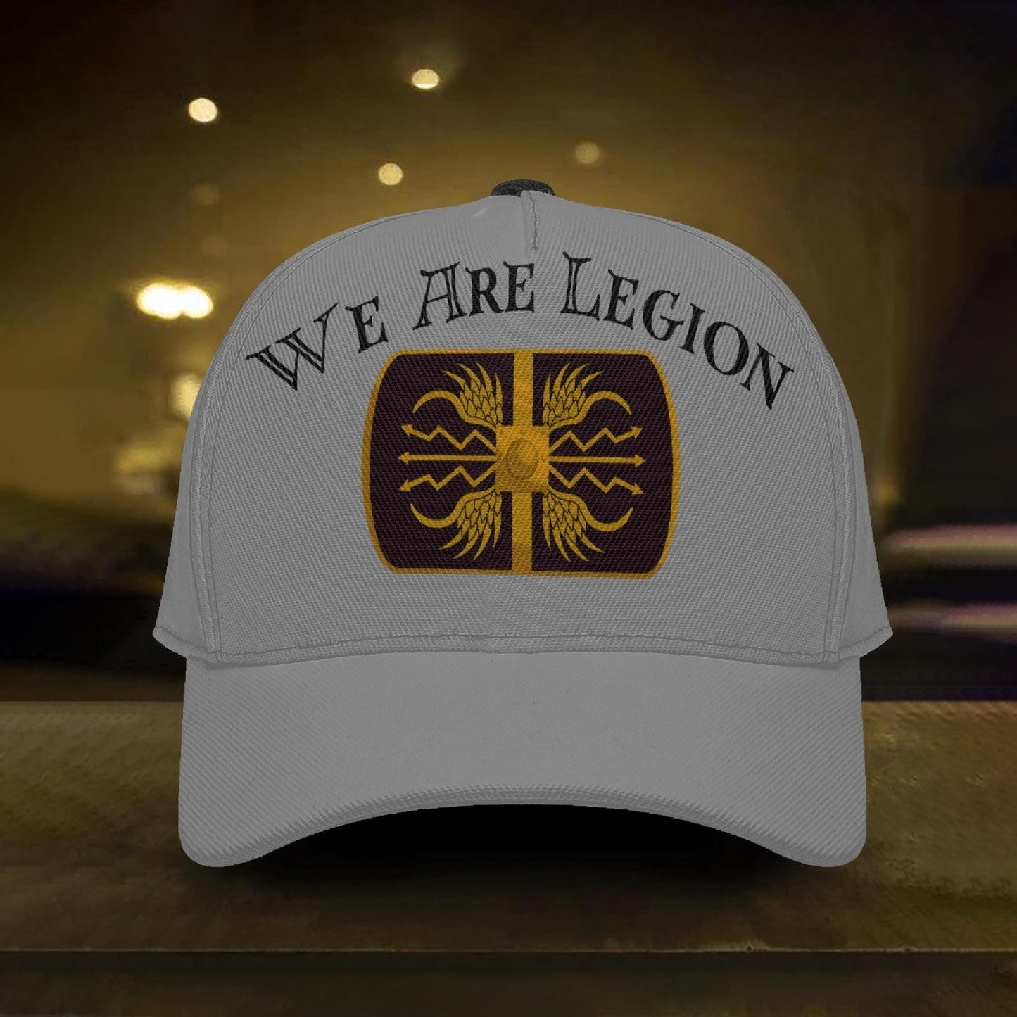 We Are Legion, Baseball Cap, Grey