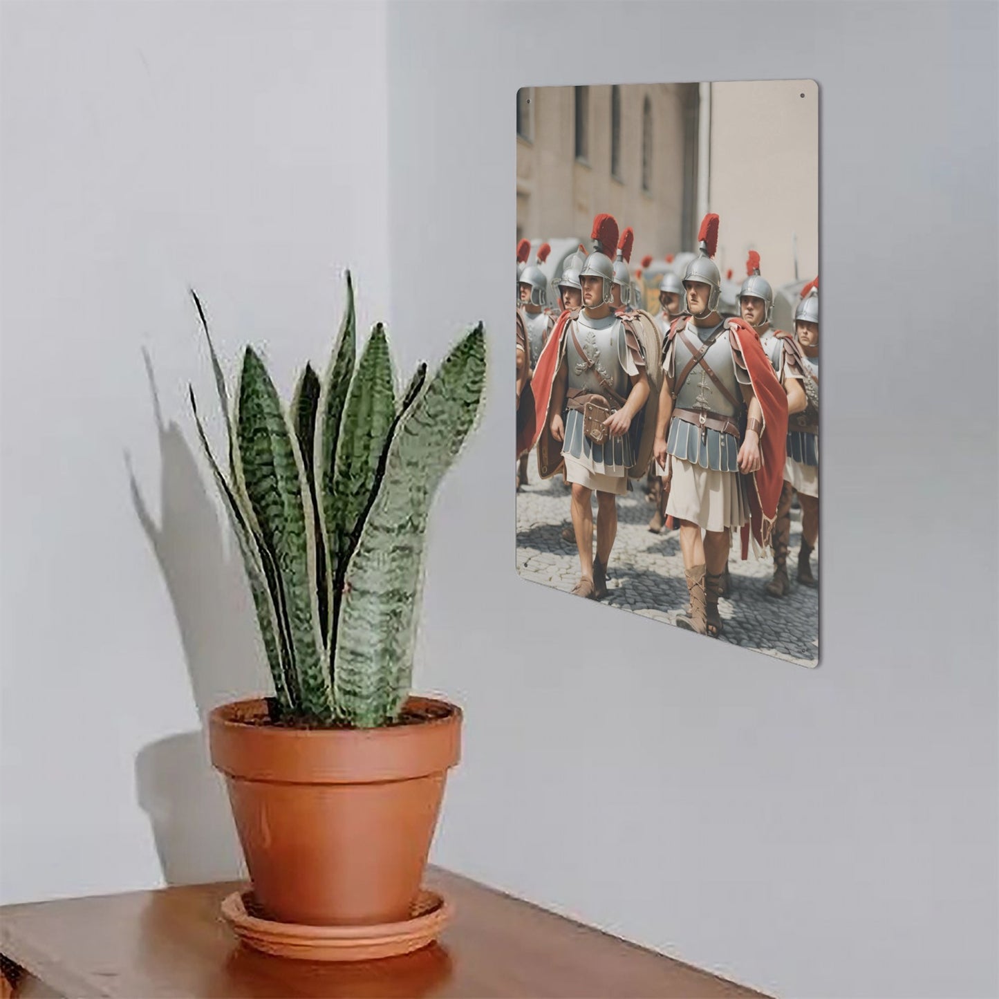 Metal Artwork of Marching Imperial Legion #2