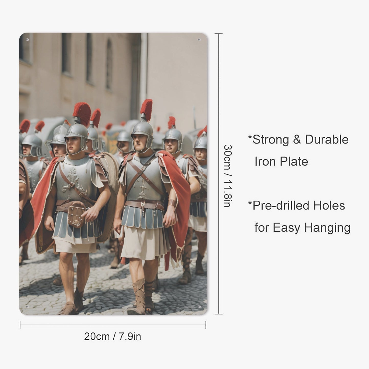Metal Artwork of Marching Imperial Legion #2