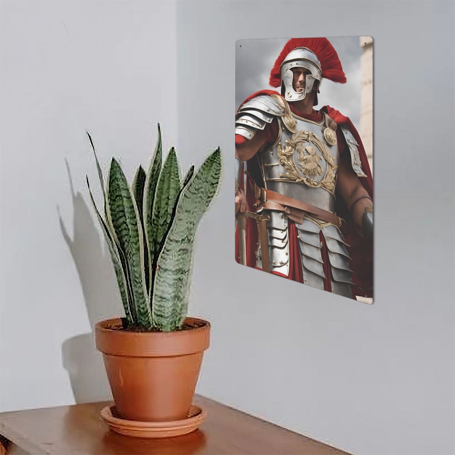Metal Artwork of Imperial Roman Legionnaire #2