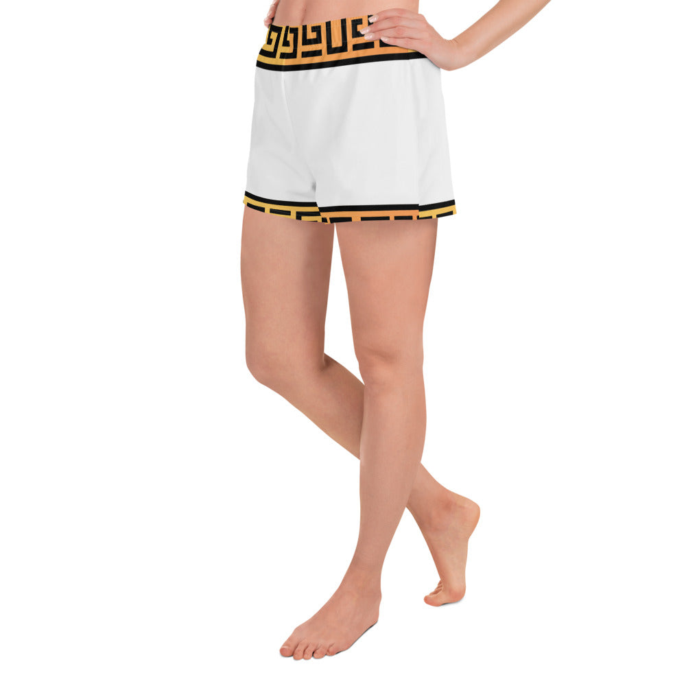 The Imperial Armories, Roman Toga Workout Shorts, in White