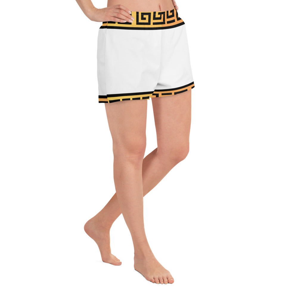 The Imperial Armories, Roman Toga Workout Shorts, in White