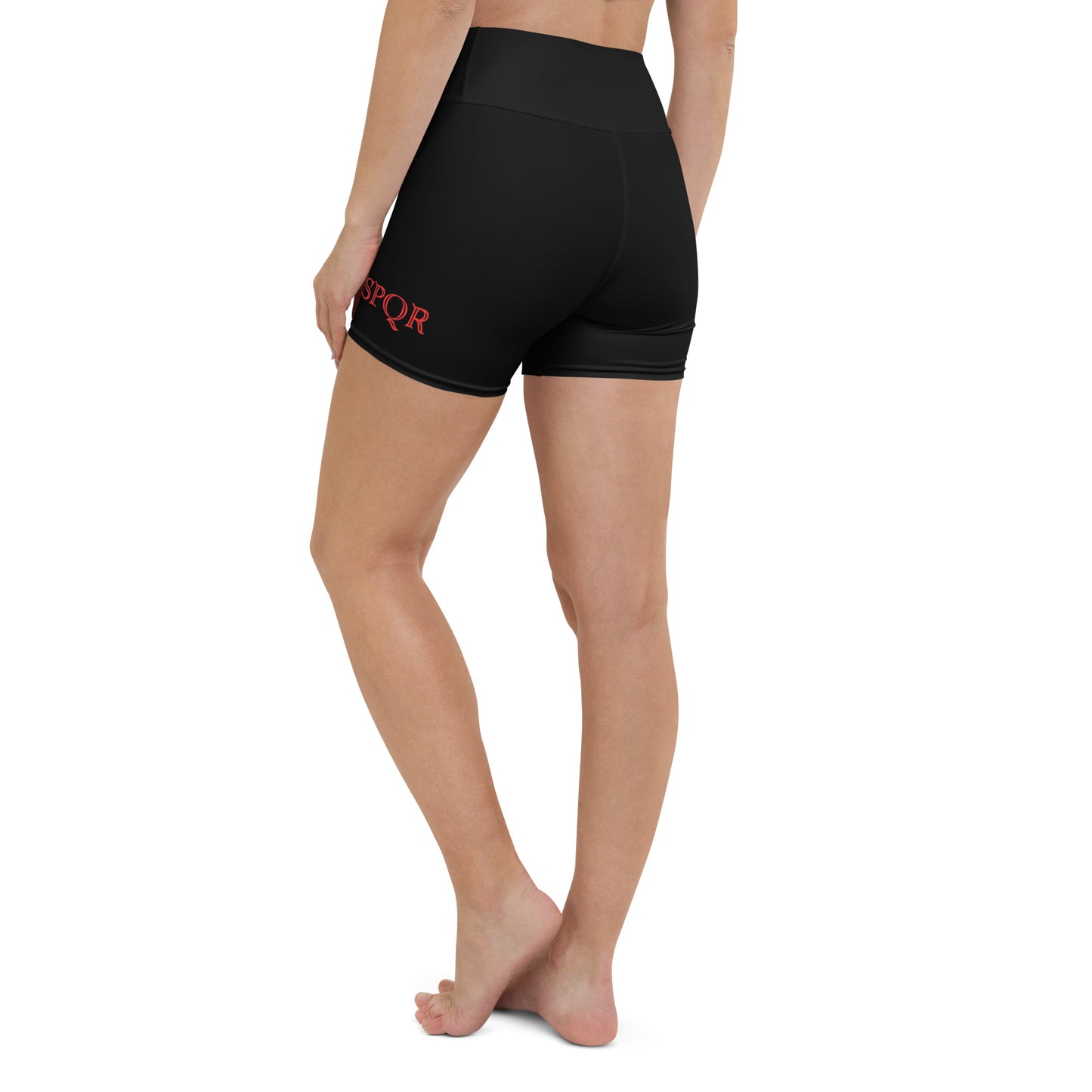 SPQR, The Imperial Armories, Yoga Shorts in Black