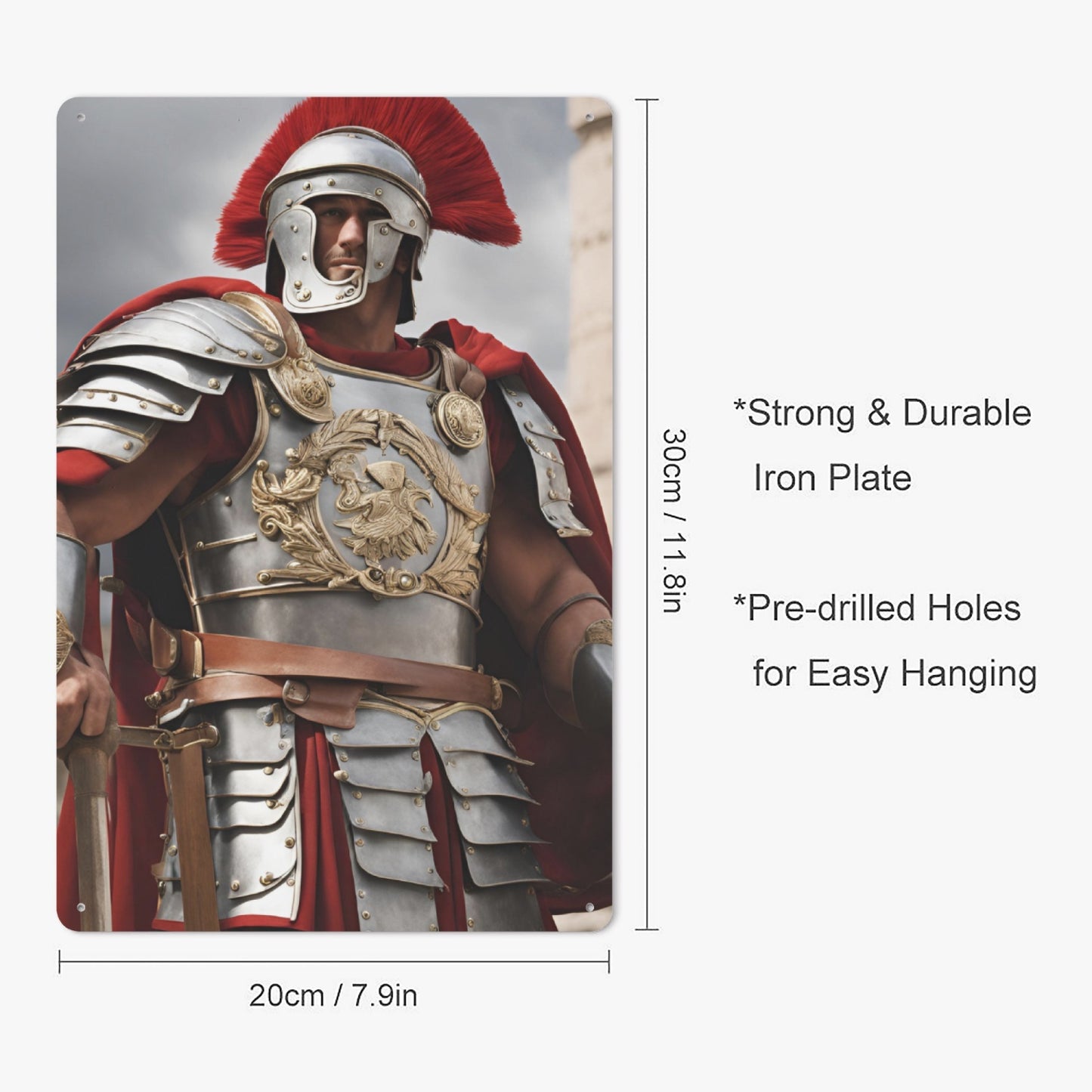 Metal Artwork of Imperial Roman Legionnaire #2