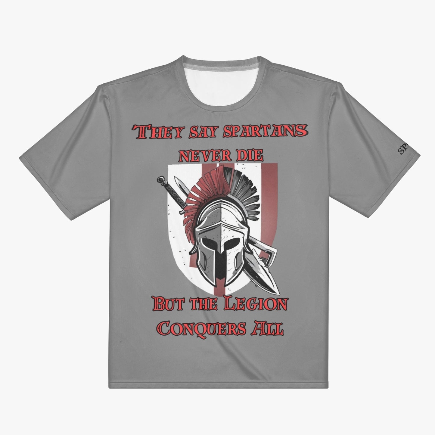 The Legion Conquers All, Imperial Armories Dry Fit Workout Shirt, Grey