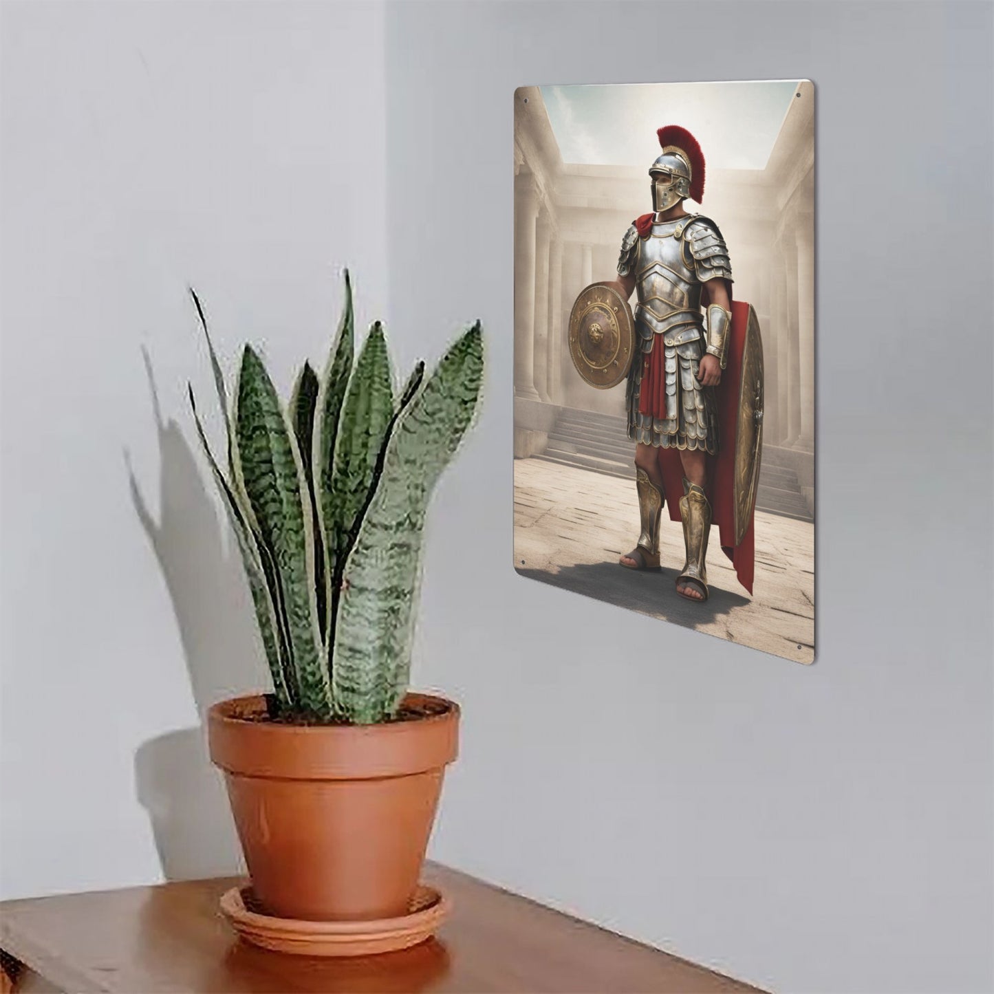 Metal Artwork of Imperial Roman Legionnaire #1