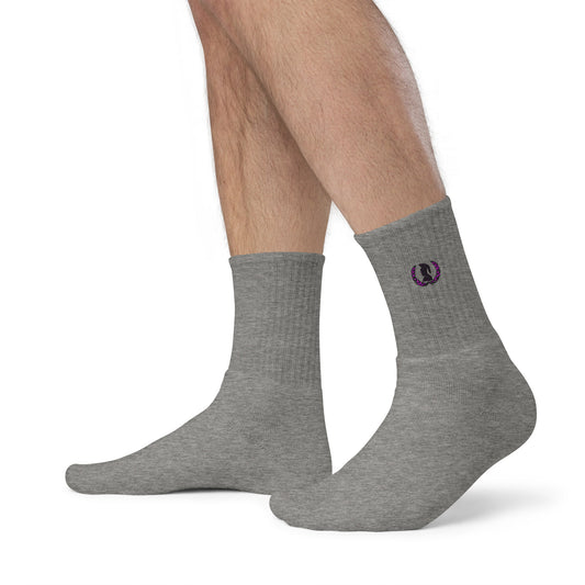 The Imperial Armories Embroidered Crew Socks