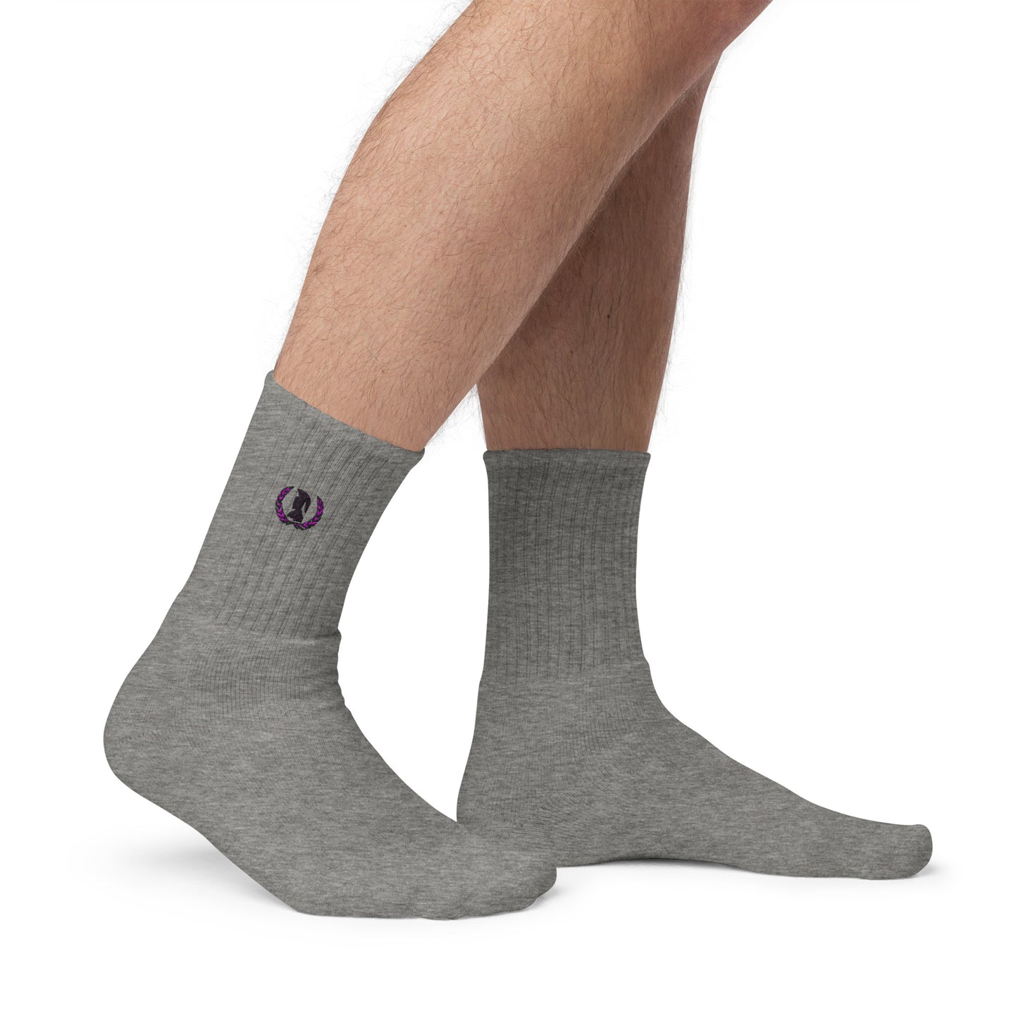 The Imperial Armories Embroidered Crew Socks