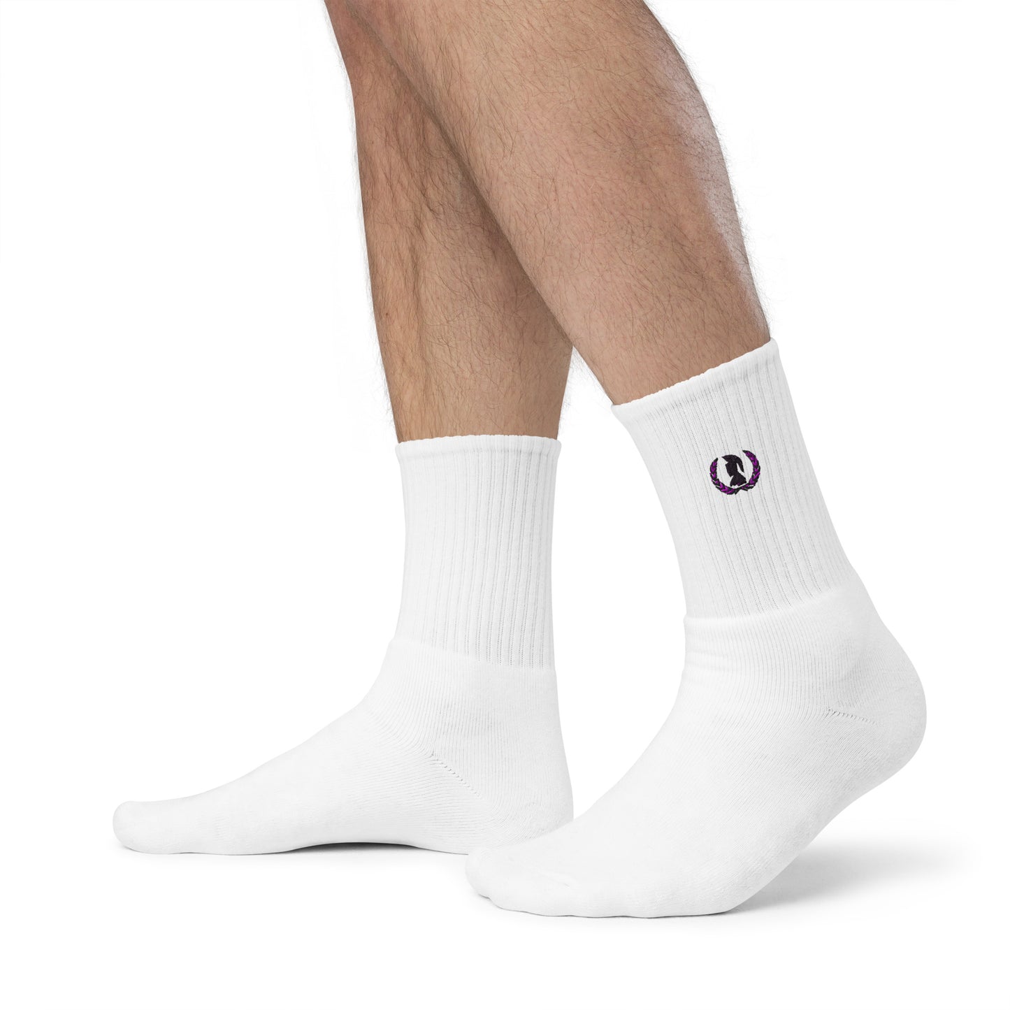 The Imperial Armories Embroidered Crew Socks