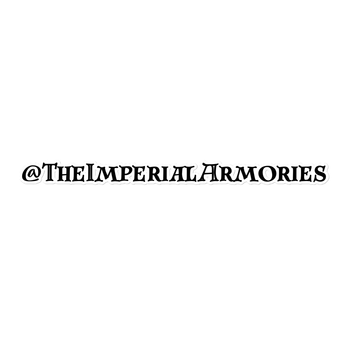 The Imperial Armories, Sticker , Black