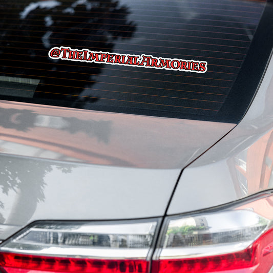 The Imperial Armories, Sticker , Red