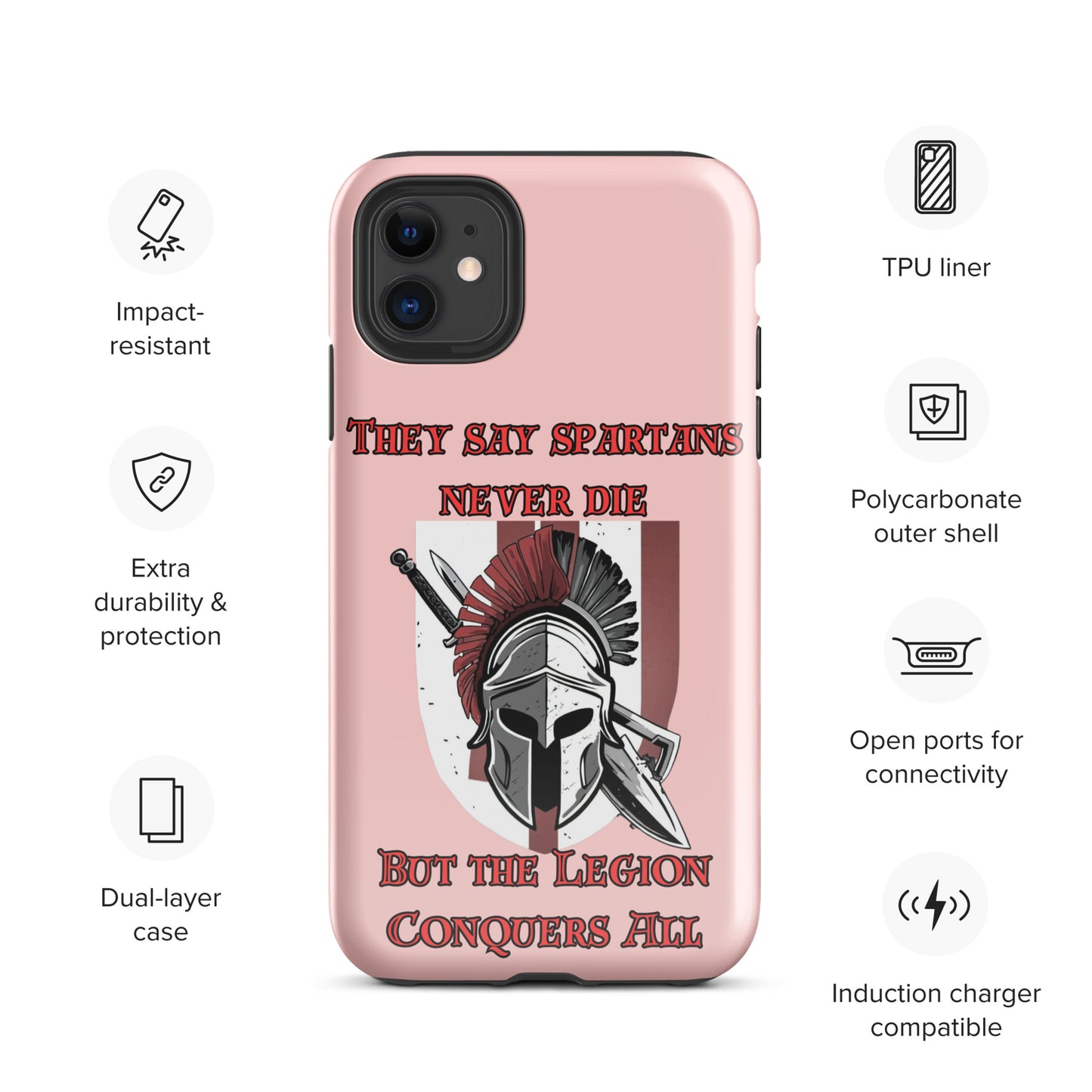 The Legion Conquers All, The Imperial Armories, Tough Case for iPhone® in Pink