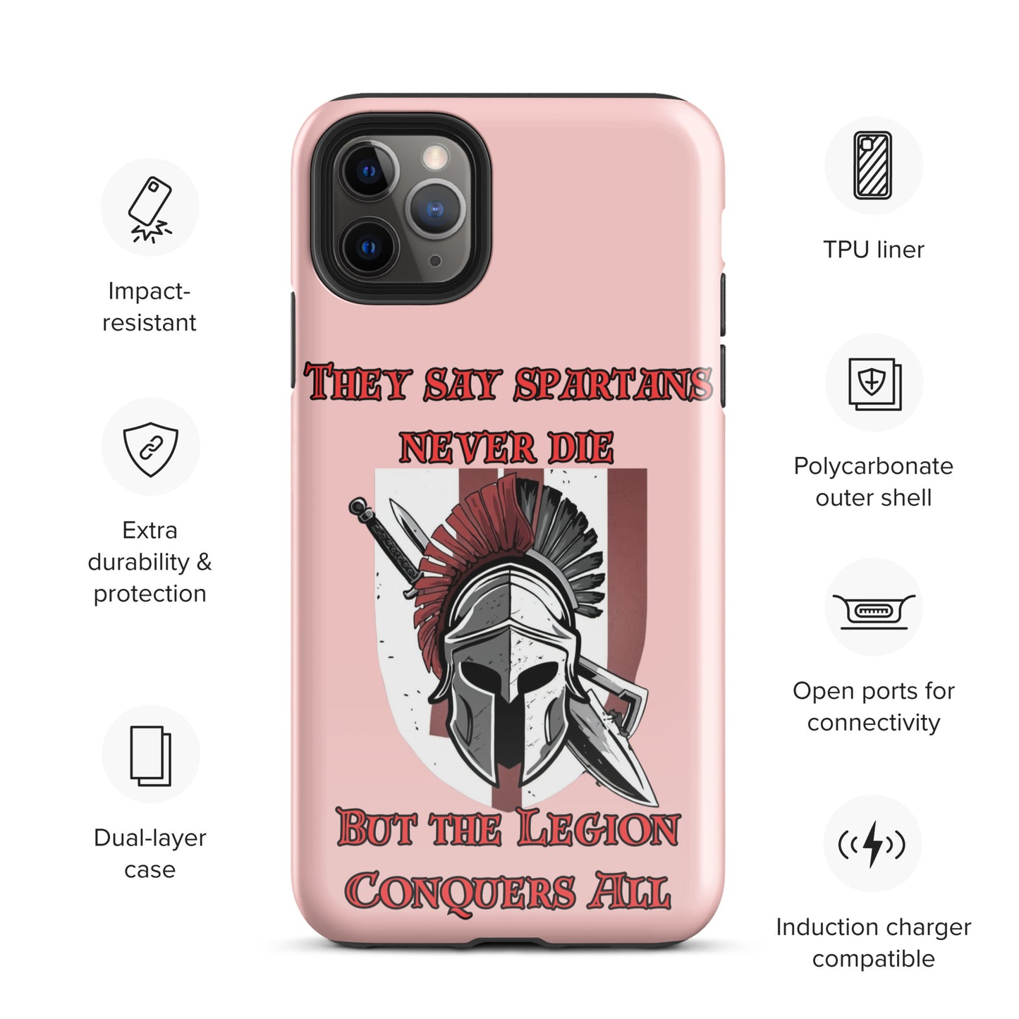 The Legion Conquers All, The Imperial Armories, Tough Case for iPhone® in Pink
