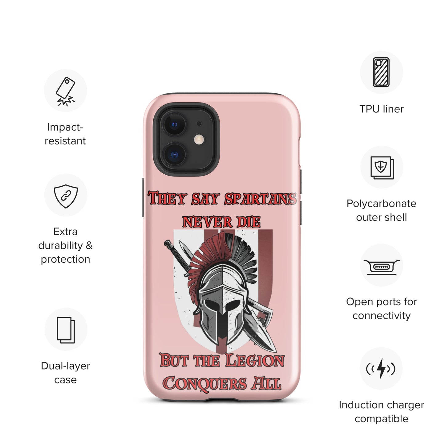 The Legion Conquers All, The Imperial Armories, Tough Case for iPhone® in Pink