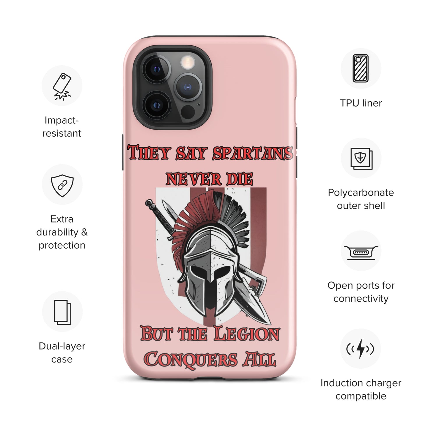The Legion Conquers All, The Imperial Armories, Tough Case for iPhone® in Pink