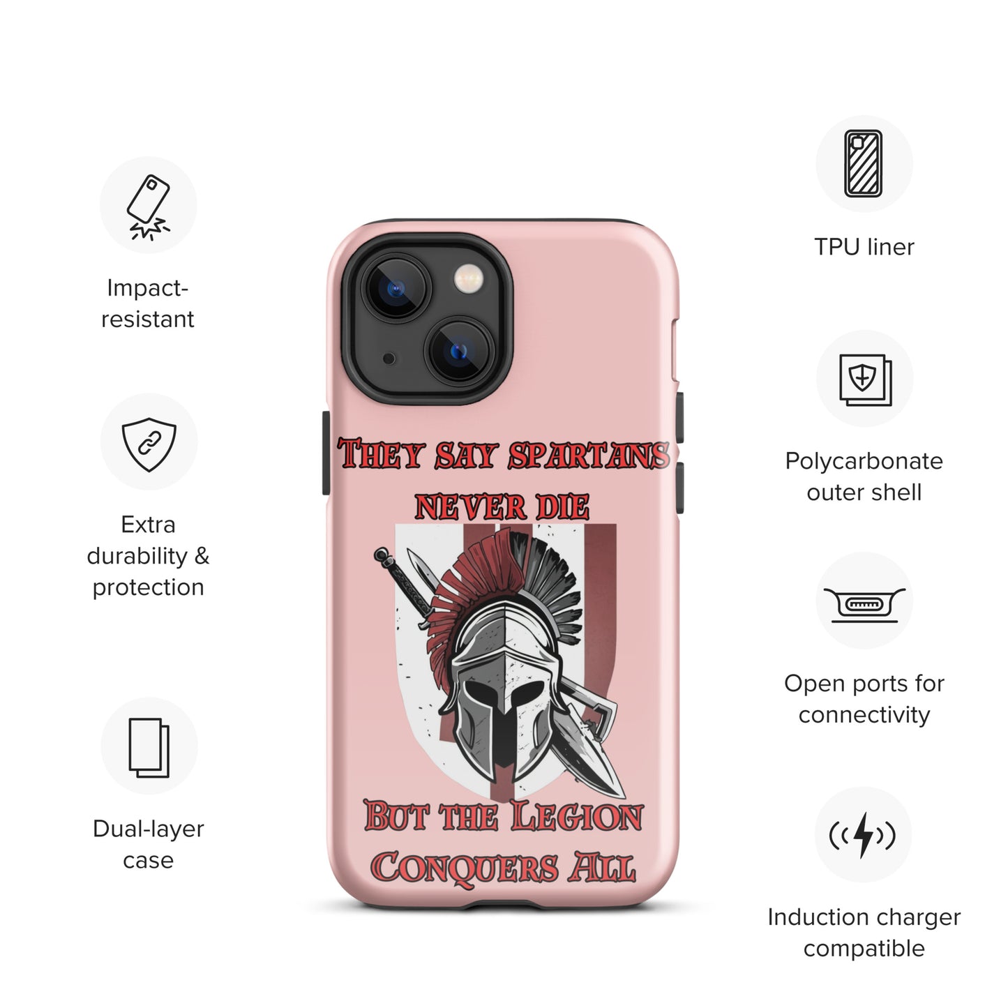 The Legion Conquers All, The Imperial Armories, Tough Case for iPhone® in Pink