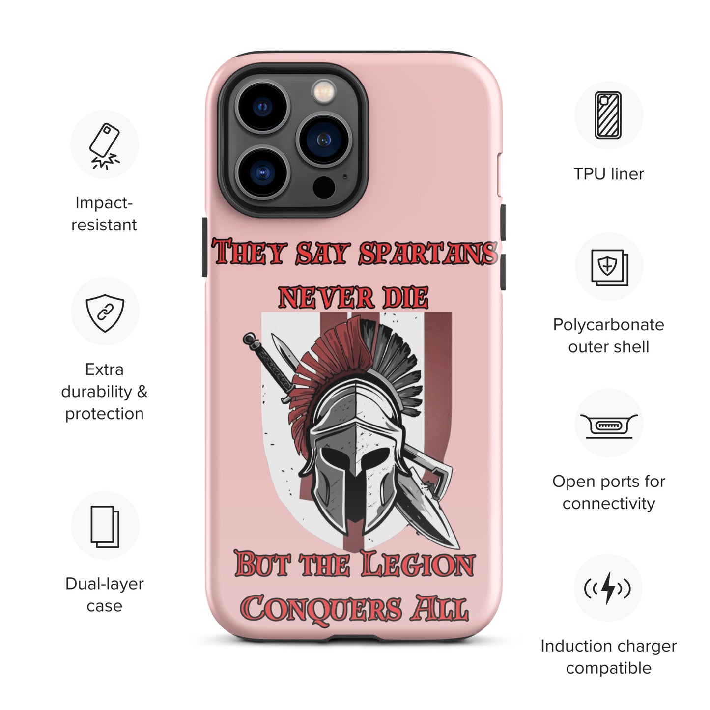 The Legion Conquers All, The Imperial Armories, Tough Case for iPhone® in Pink