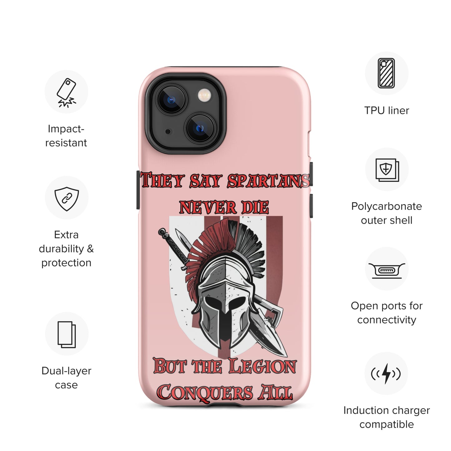 The Legion Conquers All, The Imperial Armories, Tough Case for iPhone® in Pink