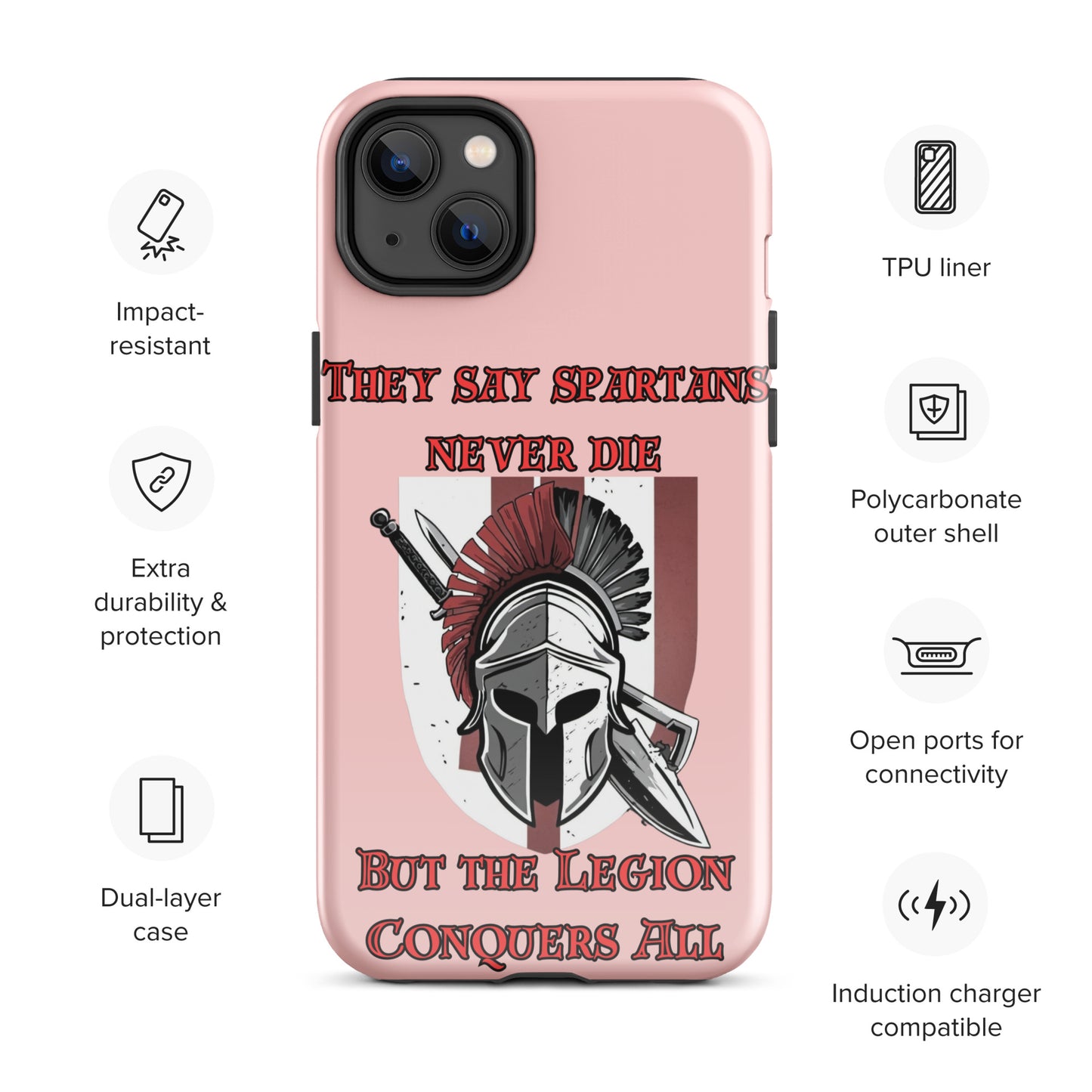 The Legion Conquers All, The Imperial Armories, Tough Case for iPhone® in Pink