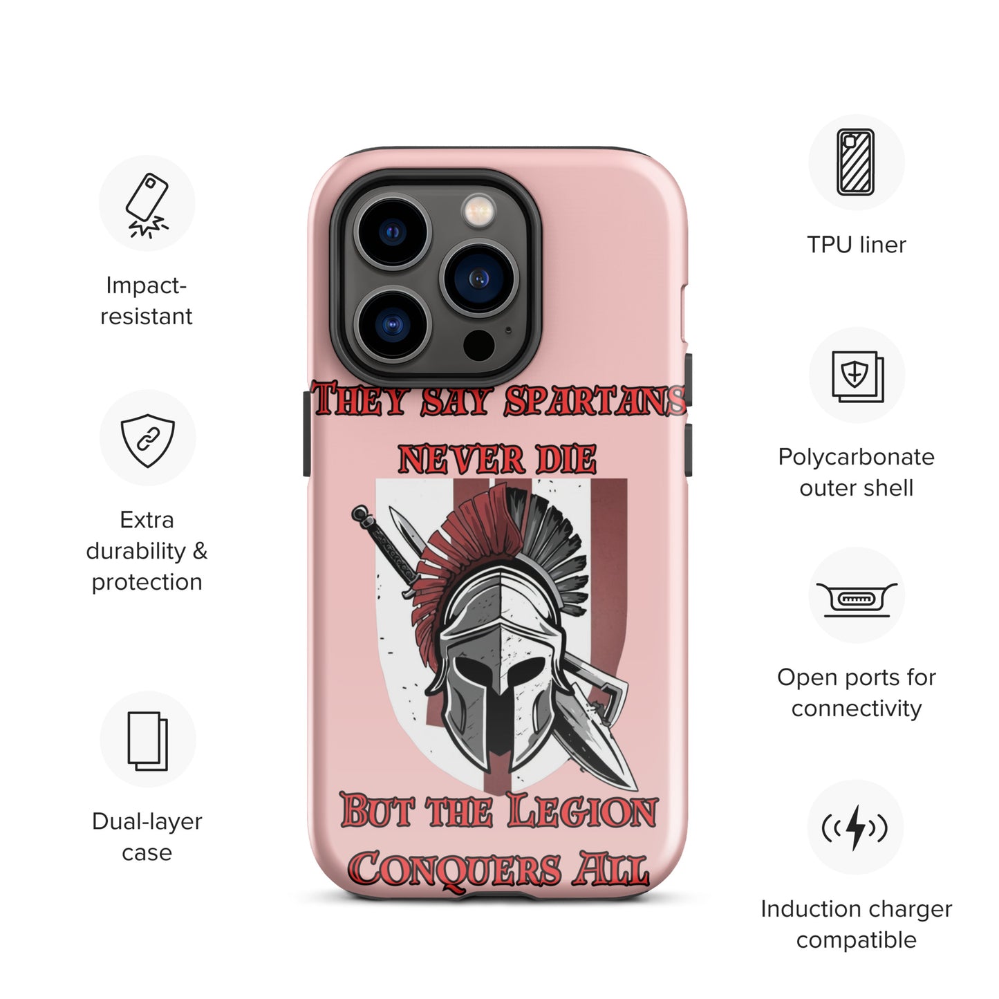The Legion Conquers All, The Imperial Armories, Tough Case for iPhone® in Pink