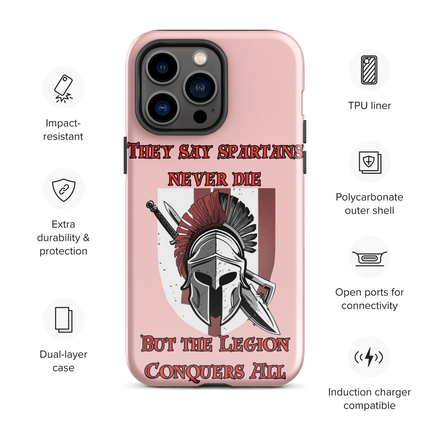 The Legion Conquers All, The Imperial Armories, Tough Case for iPhone® in Pink