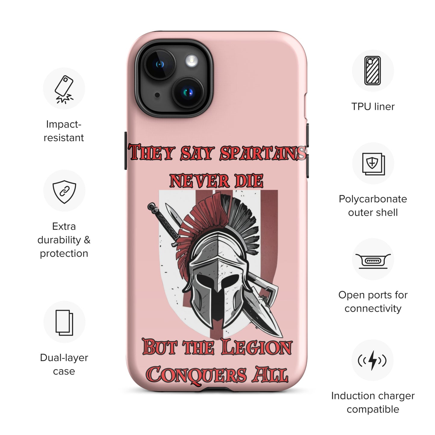 The Legion Conquers All, The Imperial Armories, Tough Case for iPhone® in Pink
