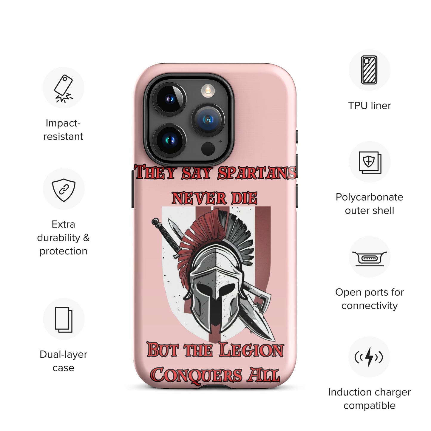 The Legion Conquers All, The Imperial Armories, Tough Case for iPhone® in Pink