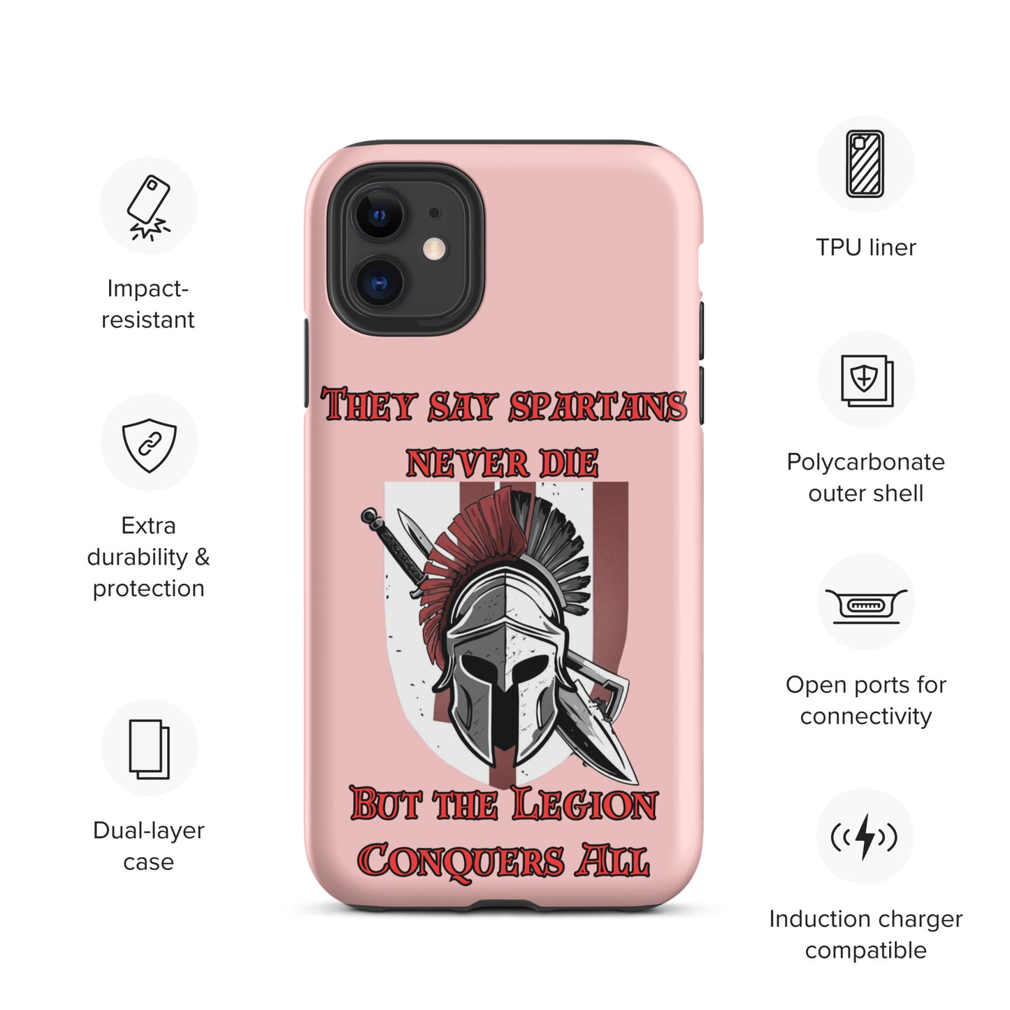 The Legion Conquers All, The Imperial Armories, Tough Case for iPhone® in Pink