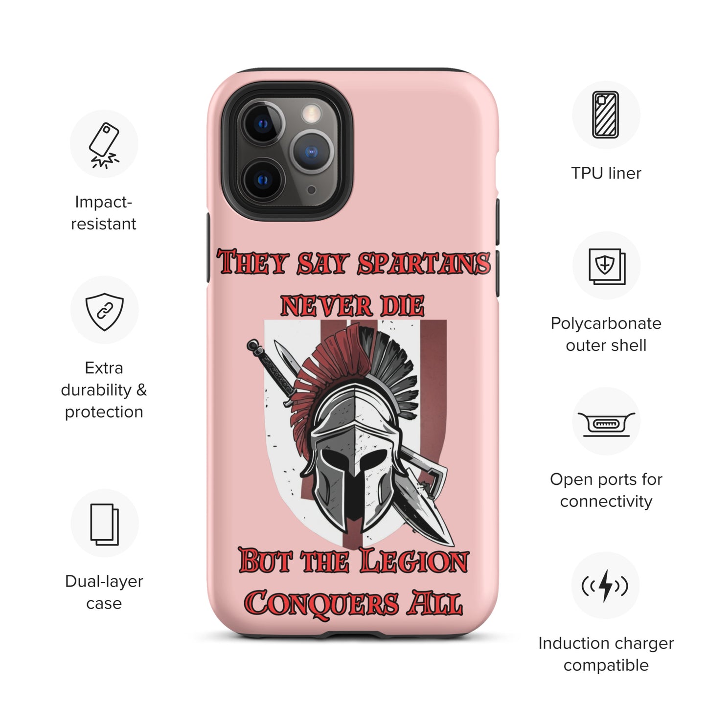 The Legion Conquers All, The Imperial Armories, Tough Case for iPhone® in Pink