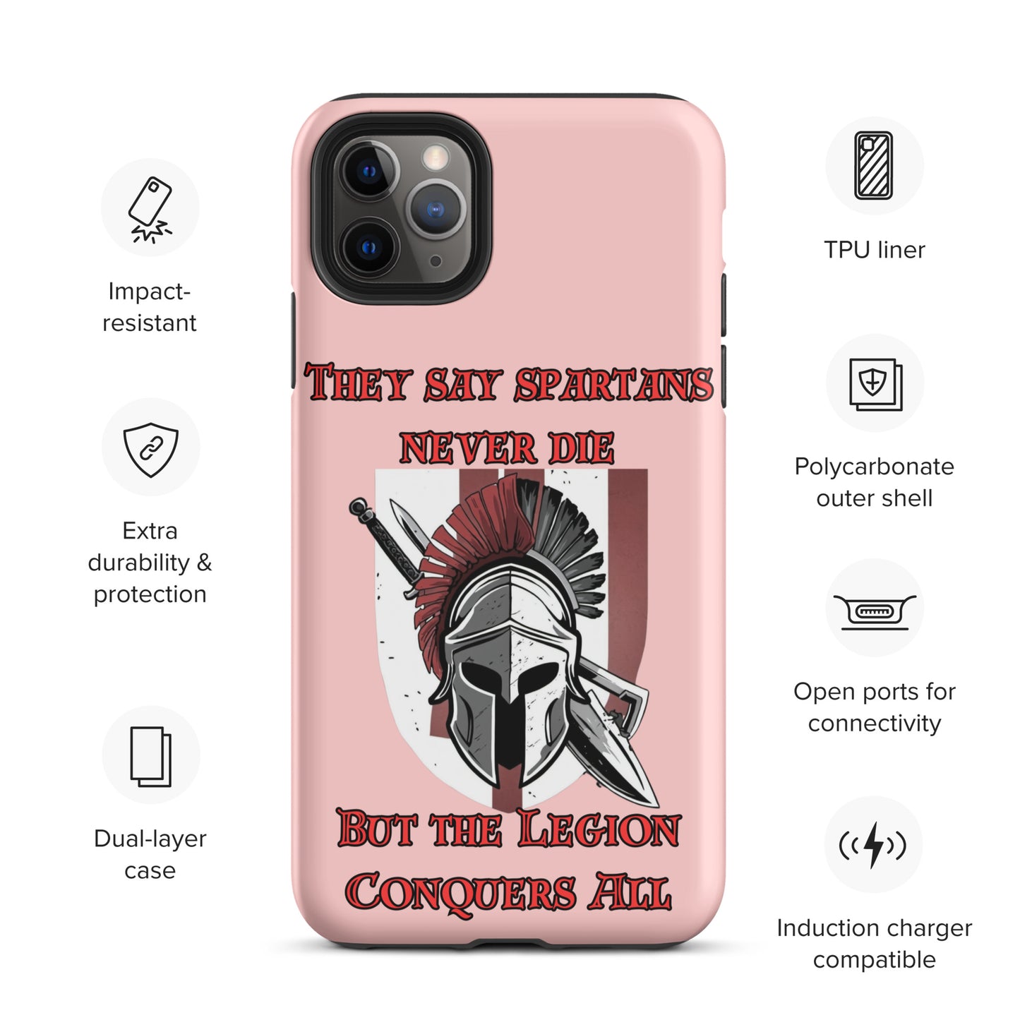 The Legion Conquers All, The Imperial Armories, Tough Case for iPhone® in Pink