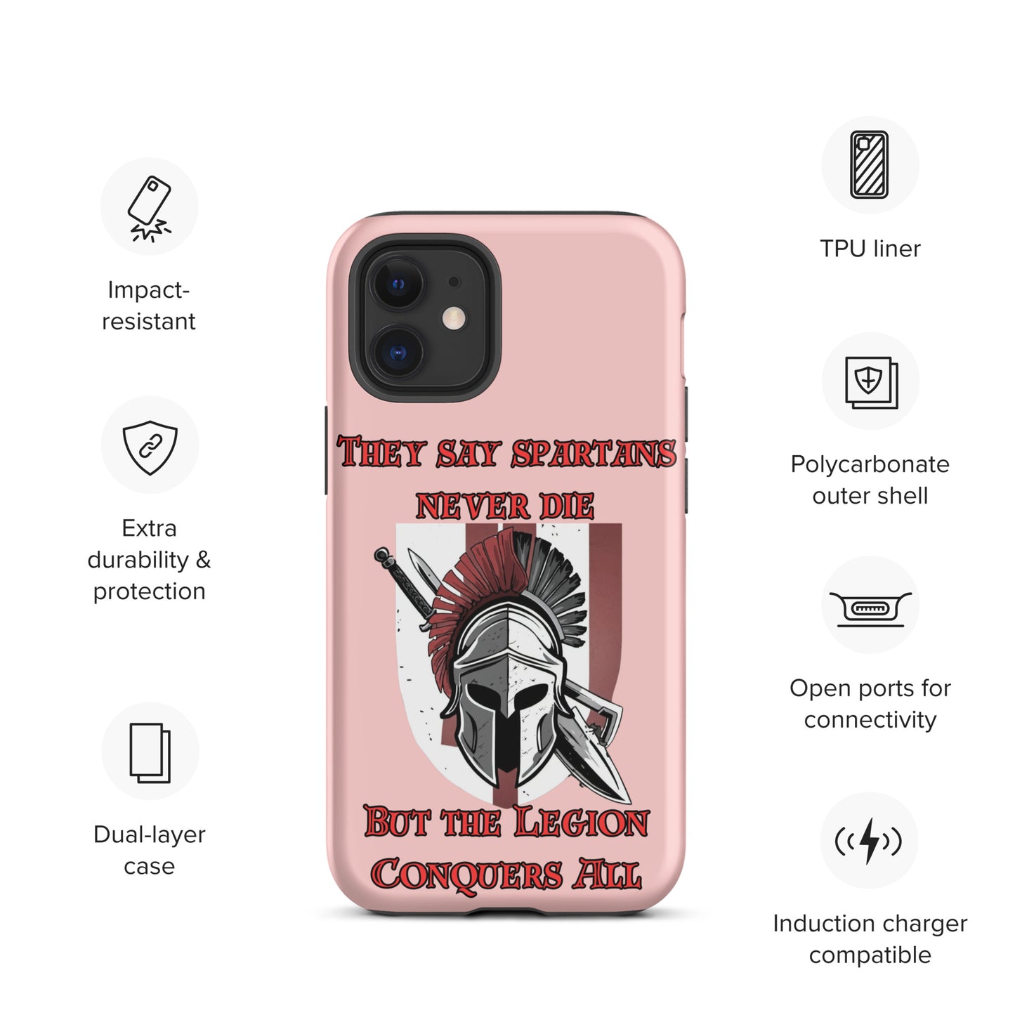 The Legion Conquers All, The Imperial Armories, Tough Case for iPhone® in Pink