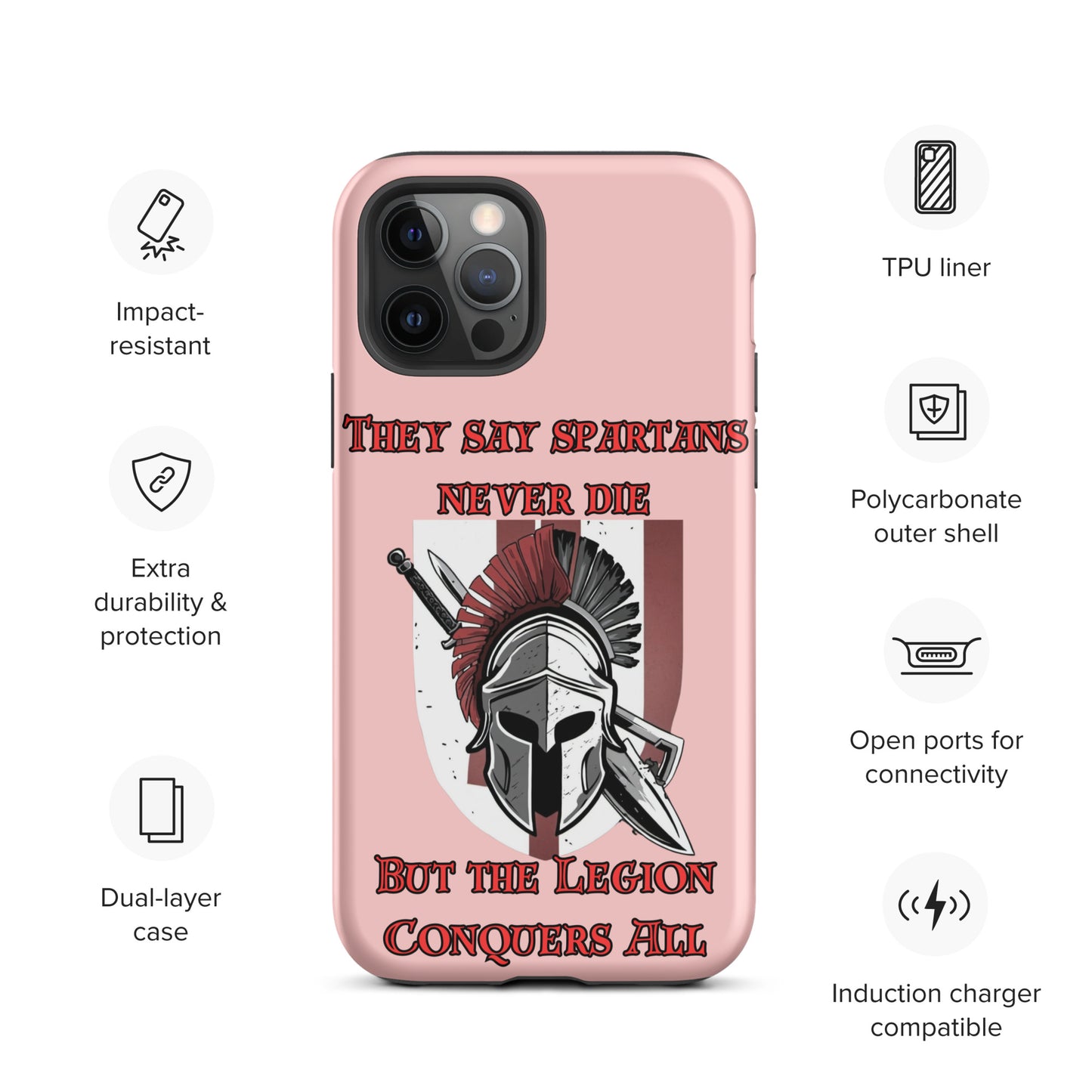The Legion Conquers All, The Imperial Armories, Tough Case for iPhone® in Pink