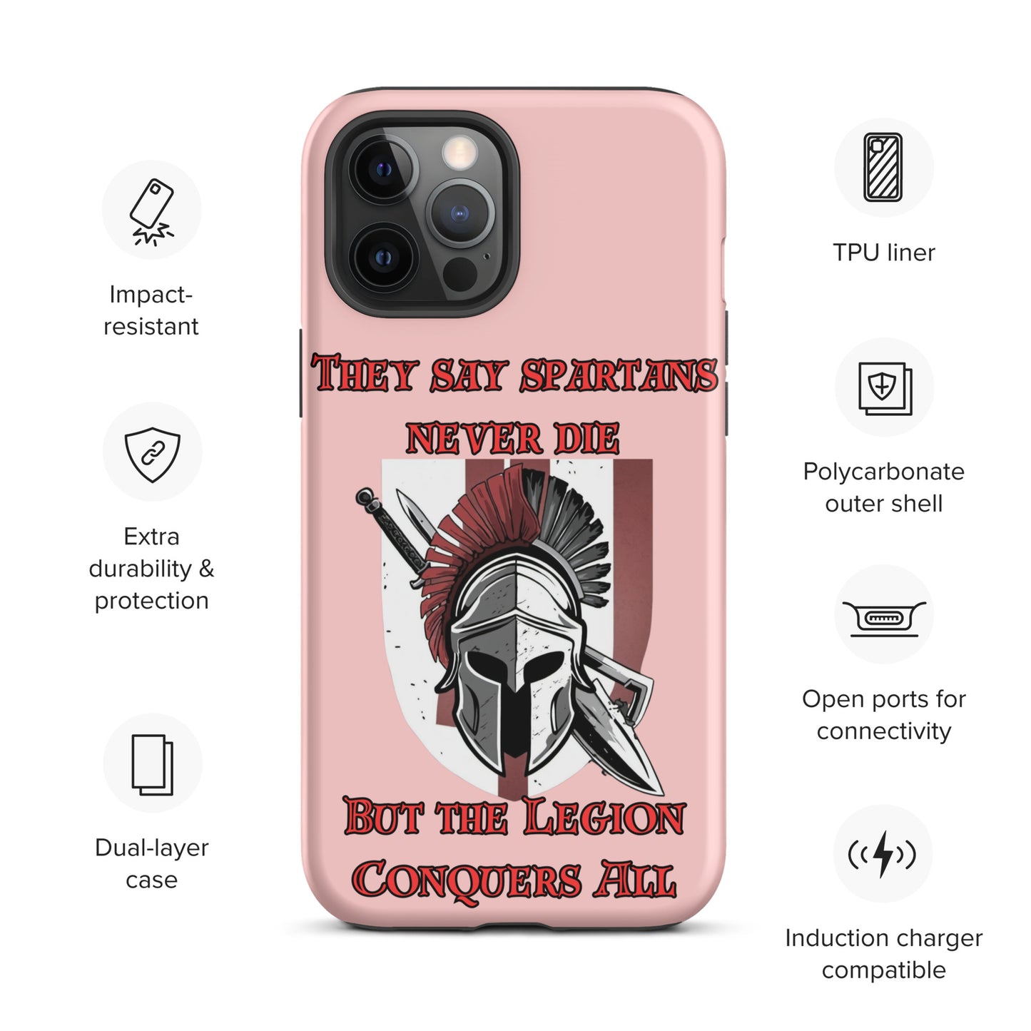 The Legion Conquers All, The Imperial Armories, Tough Case for iPhone® in Pink