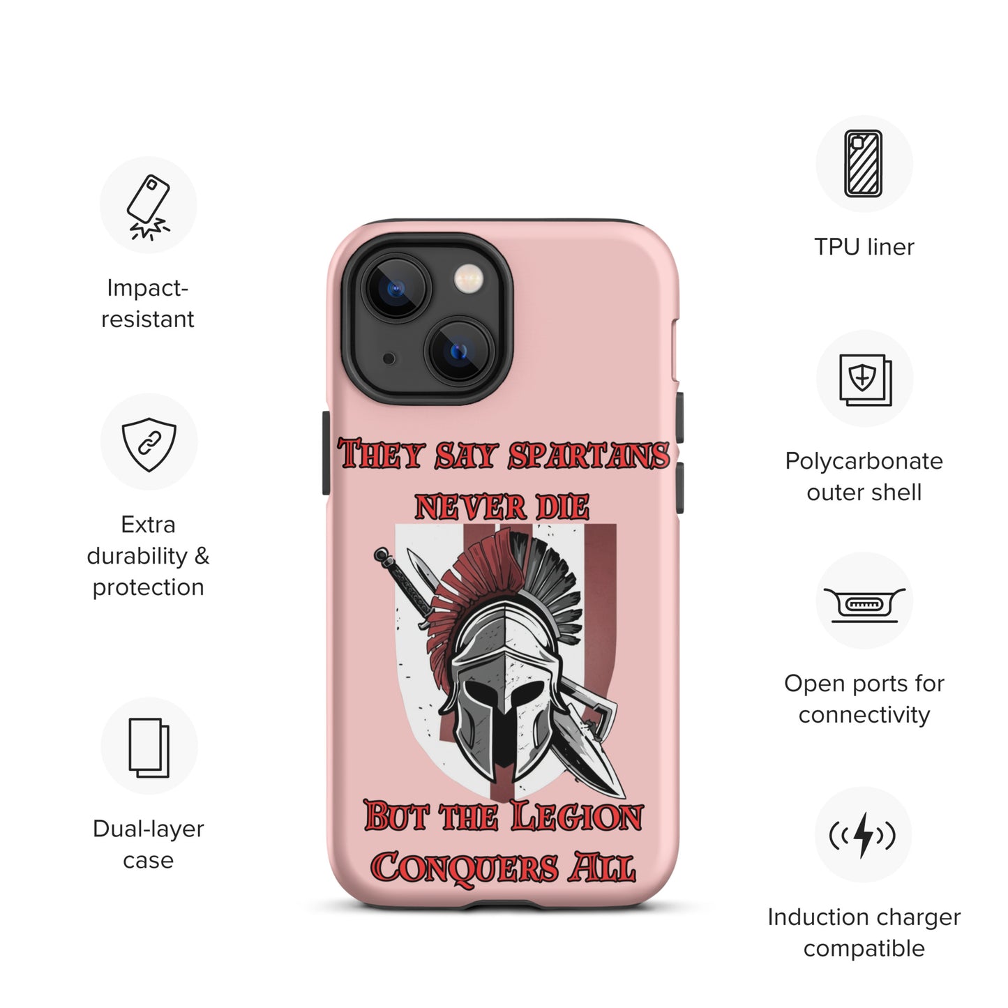 The Legion Conquers All, The Imperial Armories, Tough Case for iPhone® in Pink