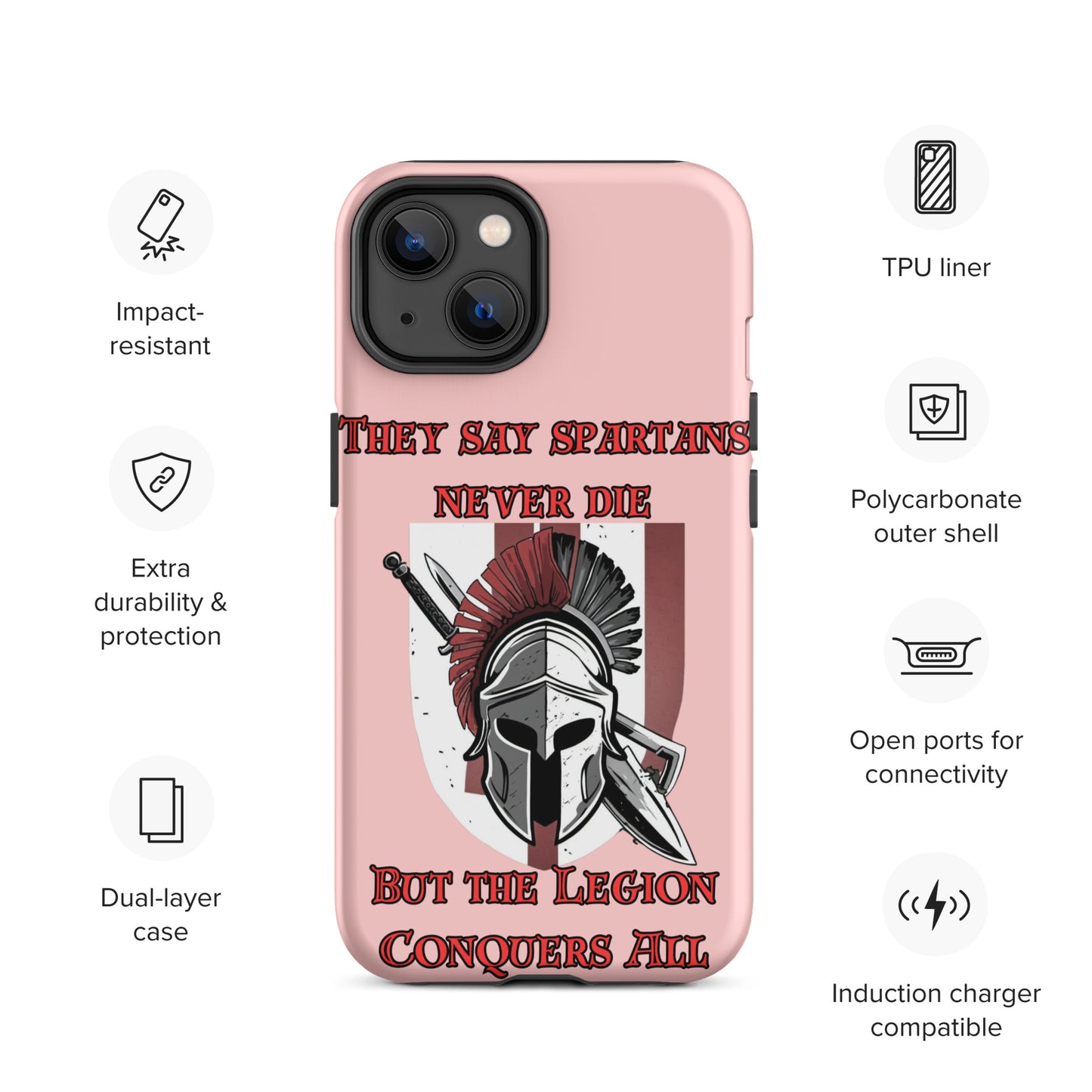 The Legion Conquers All, The Imperial Armories, Tough Case for iPhone® in Pink