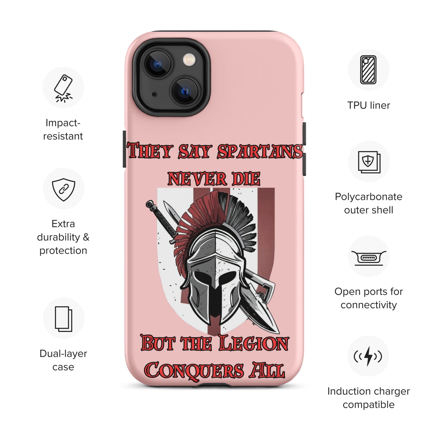 The Legion Conquers All, The Imperial Armories, Tough Case for iPhone® in Pink