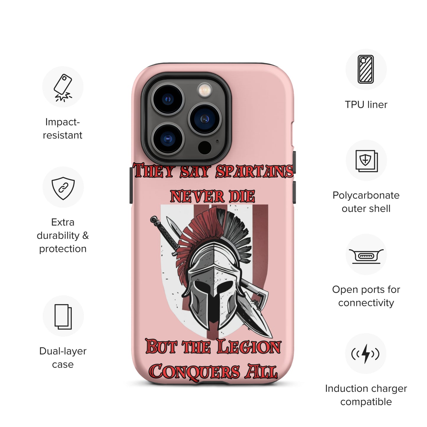 The Legion Conquers All, The Imperial Armories, Tough Case for iPhone® in Pink