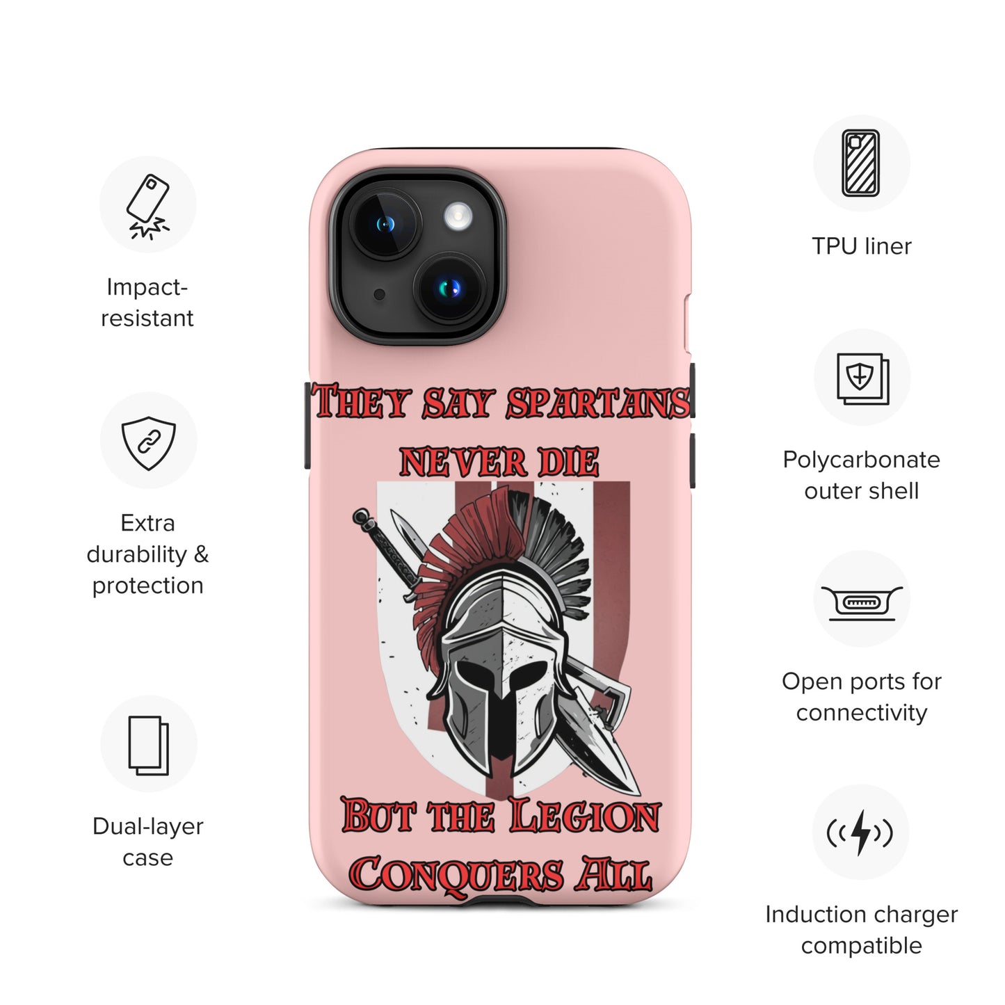 The Legion Conquers All, The Imperial Armories, Tough Case for iPhone® in Pink