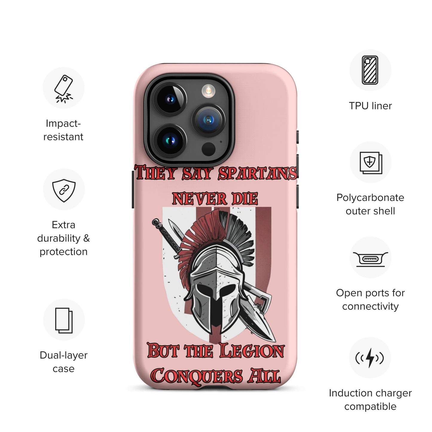The Legion Conquers All, The Imperial Armories, Tough Case for iPhone® in Pink