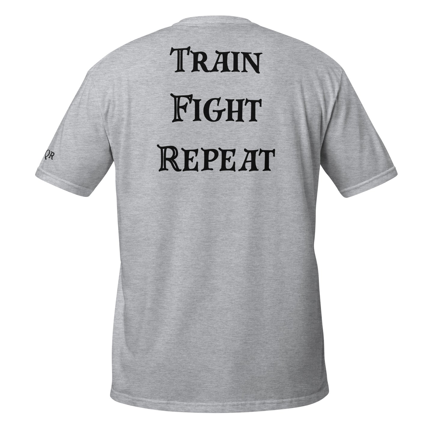 Train Fight Repeat, Imperial Armories Shirt in Grey and White